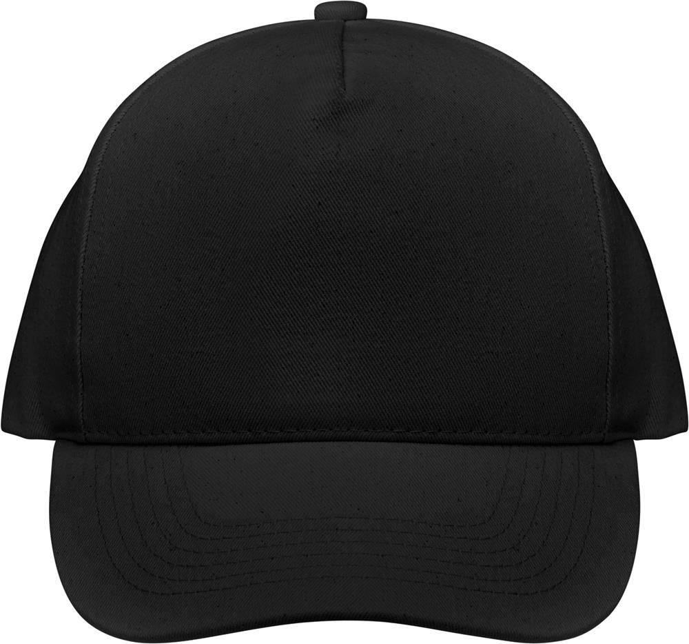 Casquette coton bio 250 g/m² personnalisée BICCA CAP, devant (broderie)