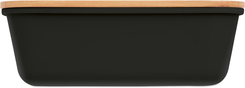Lunch box couvercle bambou 1 L personnalisée THURSDAY, côté 2