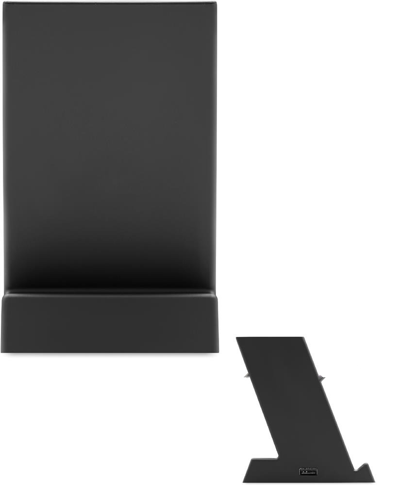 Chargeur sans fil 15 W porte-stylo personnalisé BLOCK, dos
