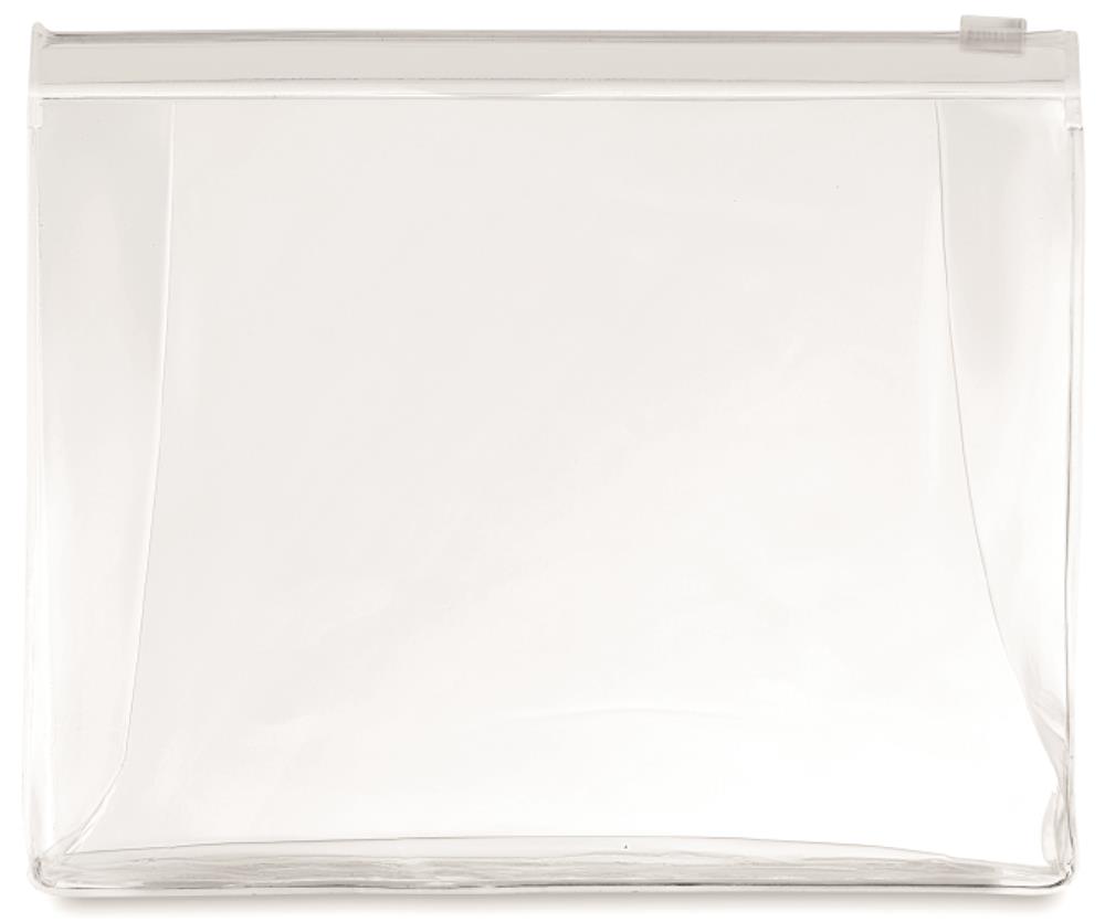 Trousse transparente PVC personnalisée COSMOBAG, dos