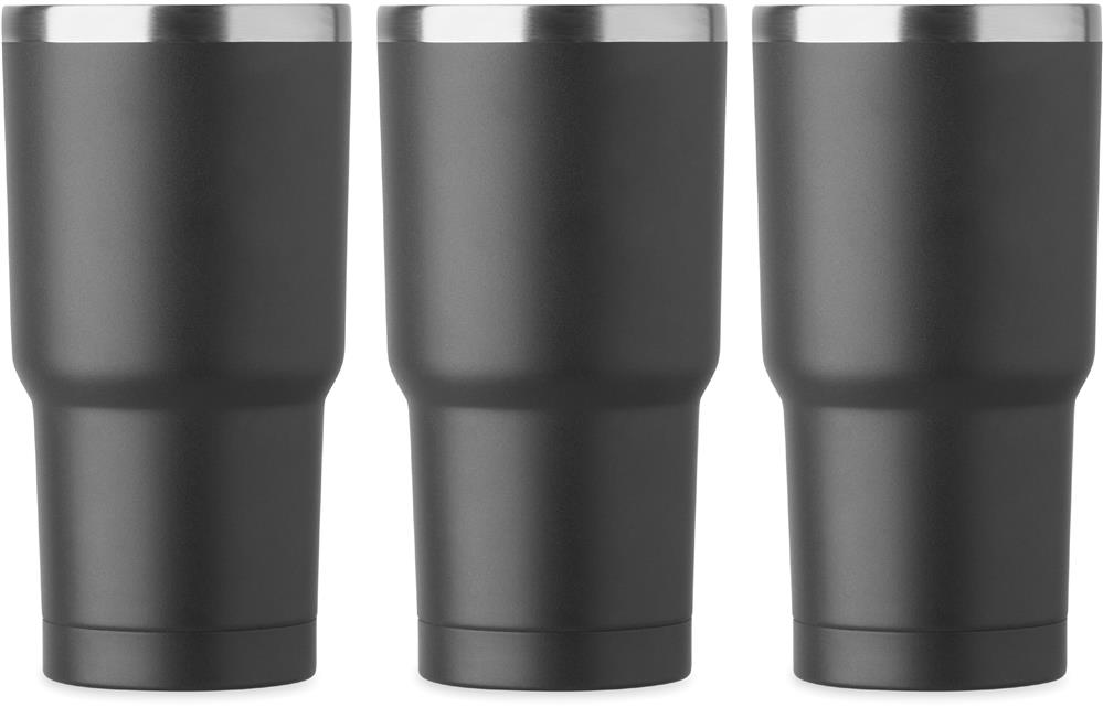 Gobelet isotherme inox recyclé personnalisé SUM, tour complet (impression numérique 360)