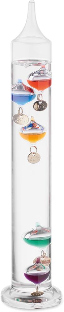 Thermomètre Galileo en verre 28 cm personnalisé GALI, côté 1