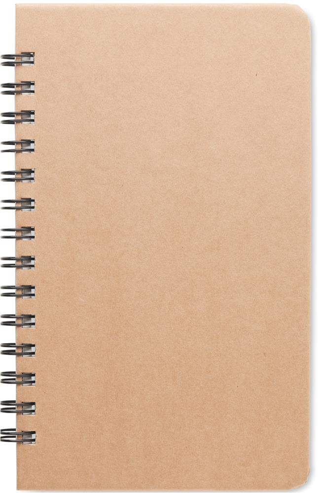 Carnet A5 à graines de pin personnalisé GROWNOTEBOOK™, devant