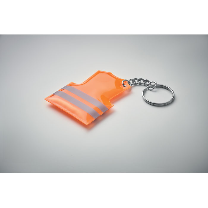 Porte-clés gilet réfléchissant personnalisé VISIBLE RING