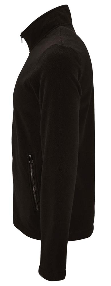 Veste polaire 220 g/m² personnalisée NORMAN MEN, manche gauche