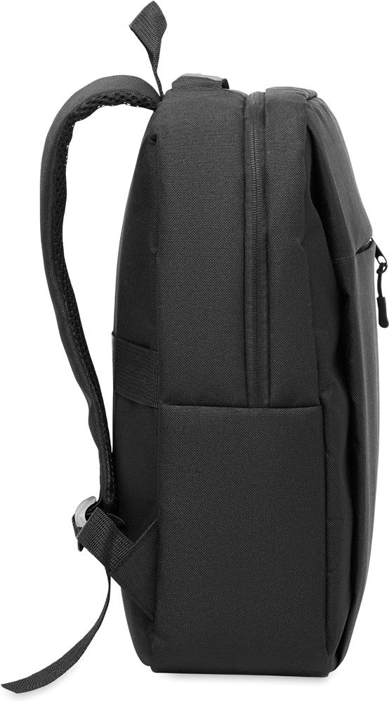 Sac à dos ordinateur 15 pouces RPET personnalisé AKRAOS, côté poche