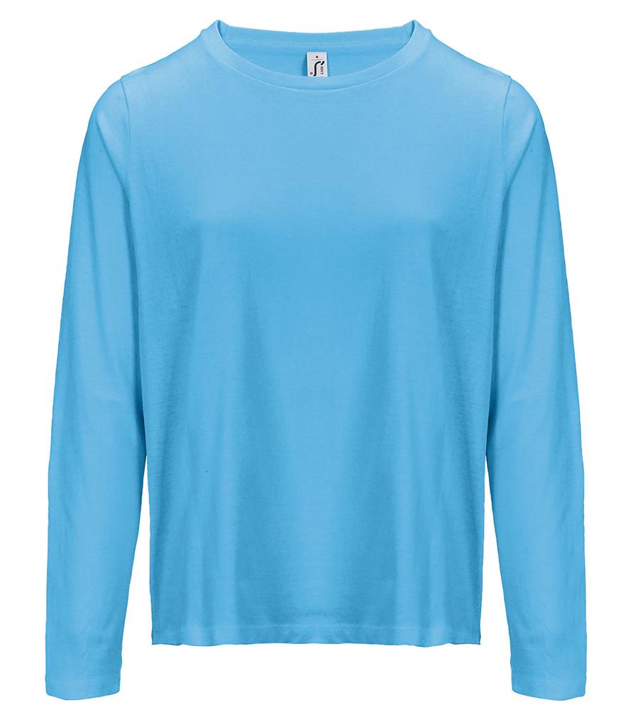 Tee-shirt femme manches longues personnalisé MONARCH WOMEN, côté cœur