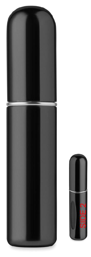 Atomiseur parfum aluminium 5 ml personnalisé SPRAY, côté 2