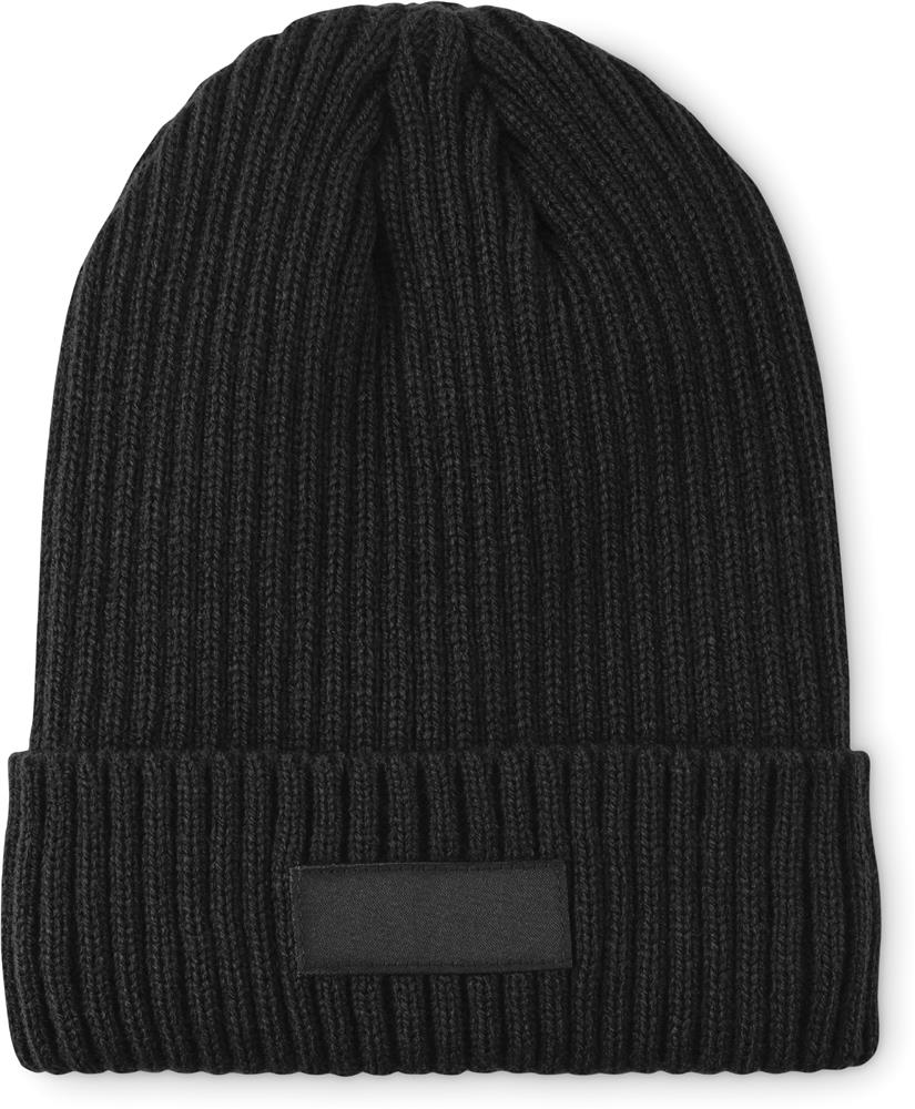 Bonnet acrylique à revers personnalisé ANVIK, devant